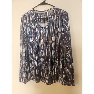 Womens Long Sleeved Shirt by Real Legends, Size Large Long Sleeve Quick Dry